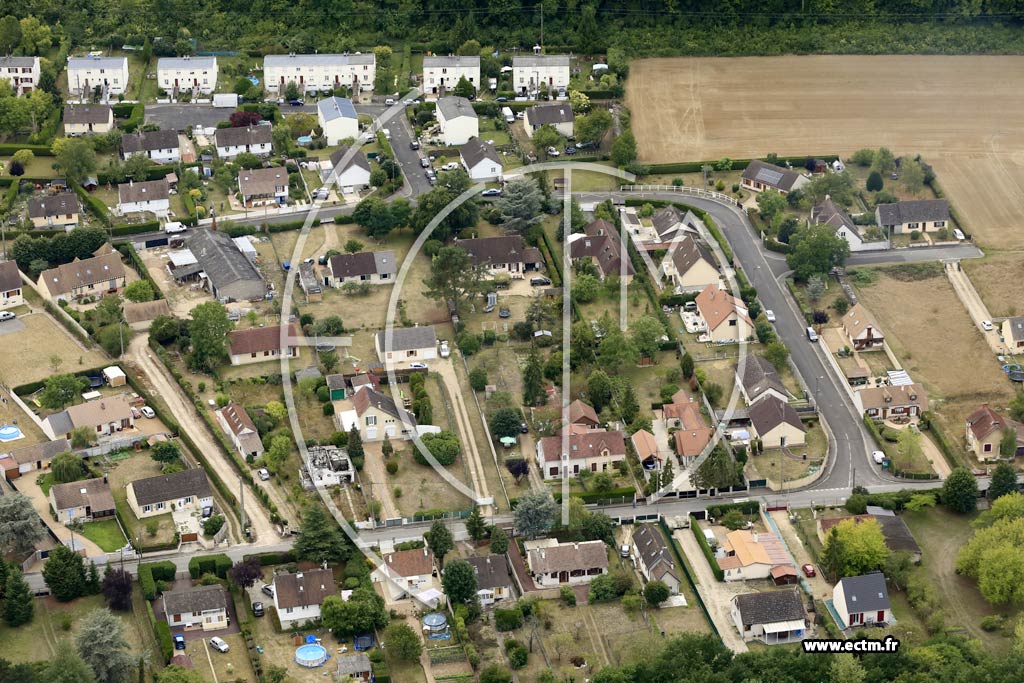 Photo arienne de Garennes-sur-Eure