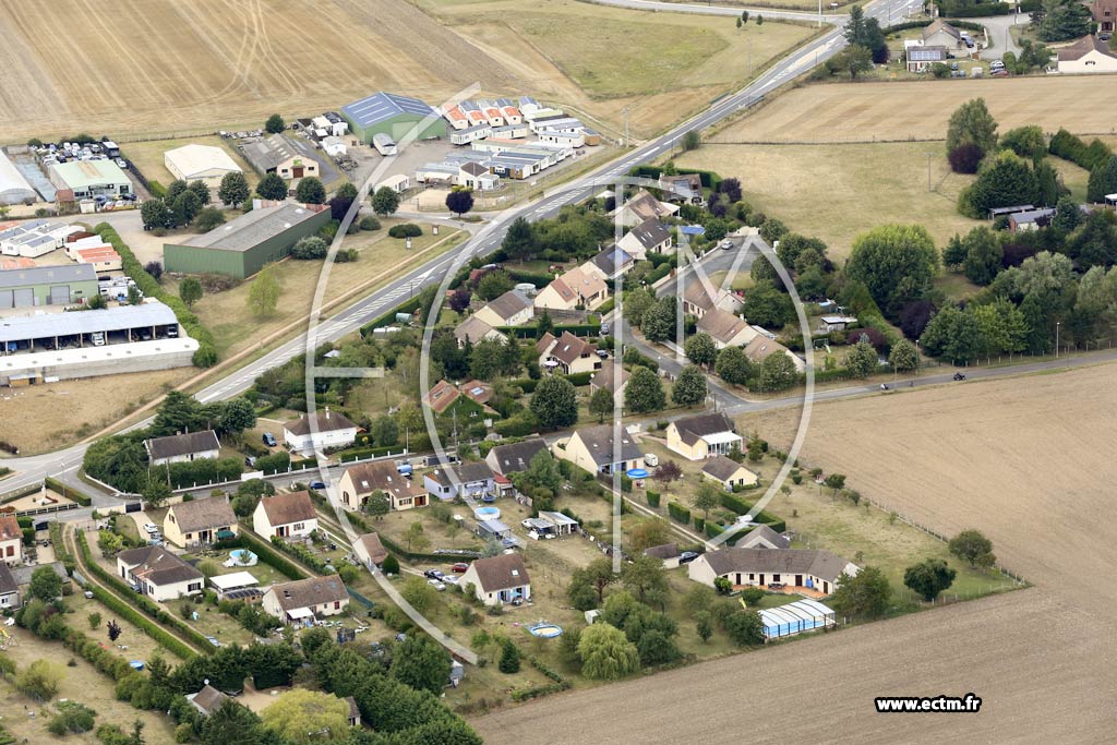 Photo arienne de Garennes-sur-Eure