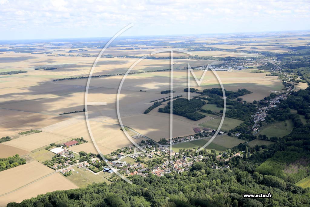 Photo arienne de Bailleau-Armenonville