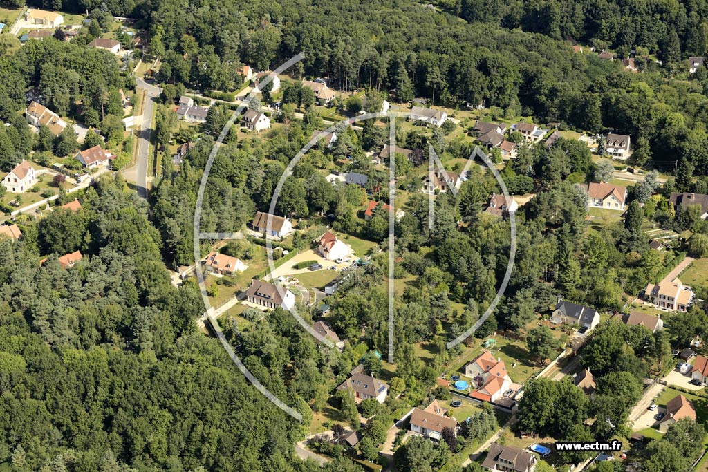 Photo arienne de Droue-sur-Drouette (les Marmouzets)