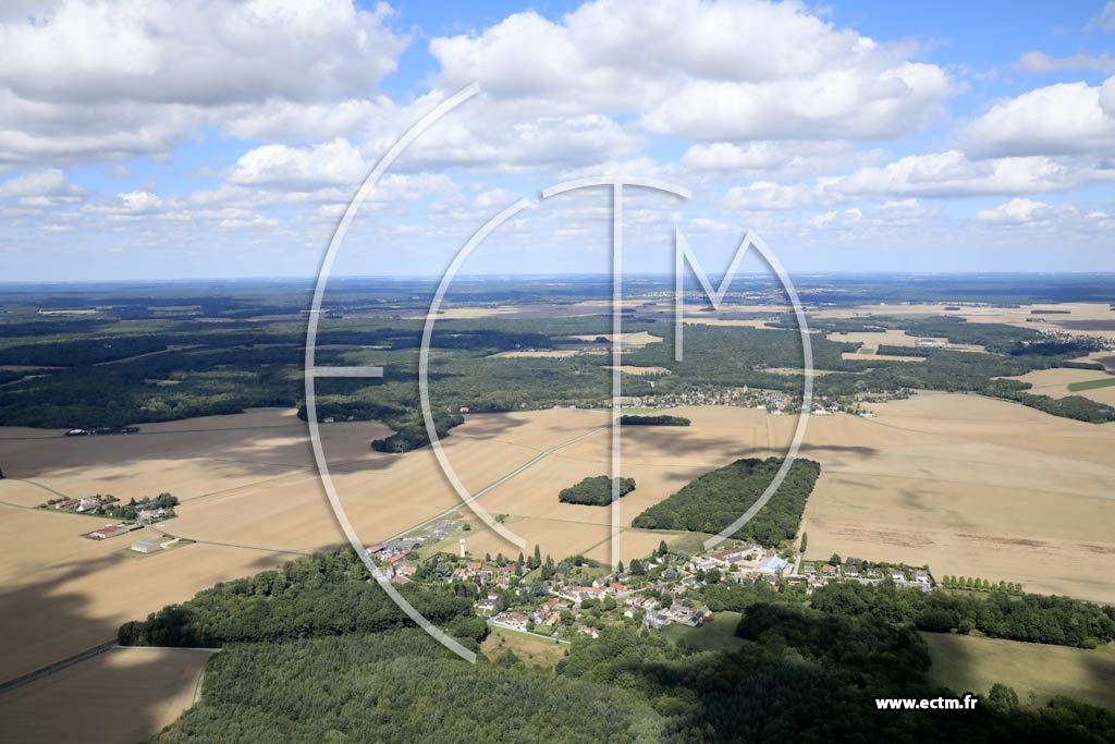 Photo arienne de crosnes