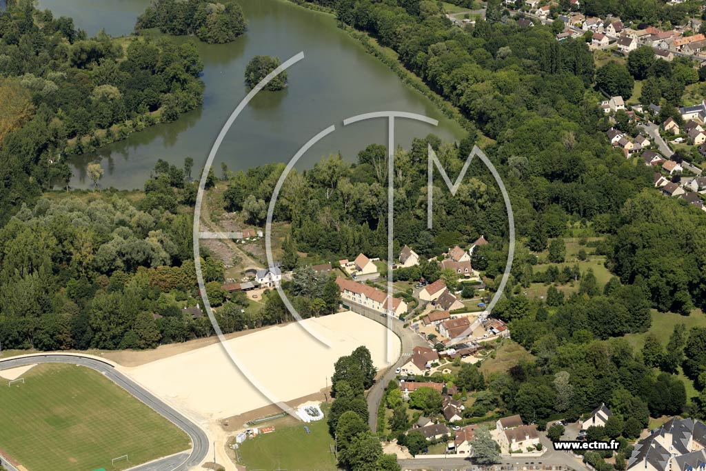 Photo arienne de Maintenon
