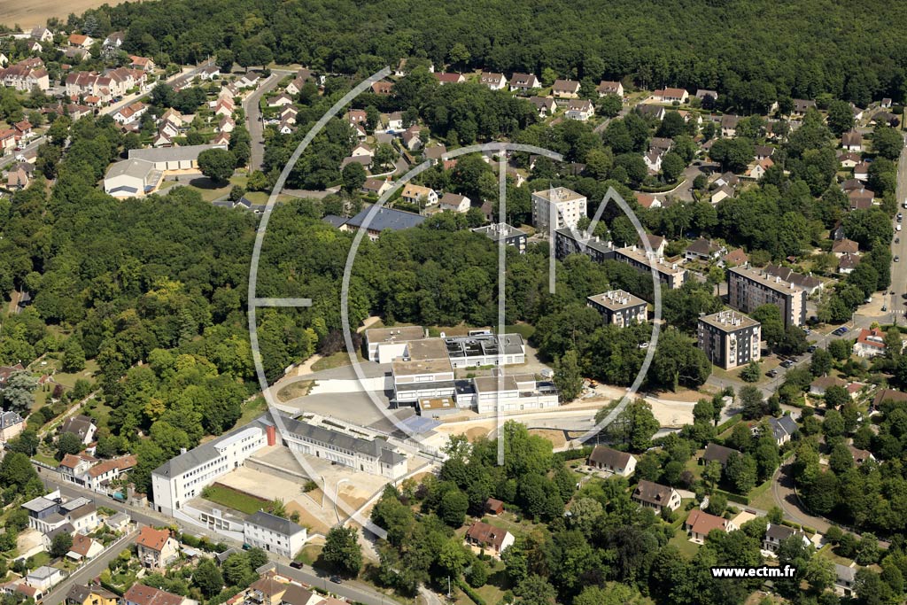 Photo arienne de Maintenon (Bellevue)