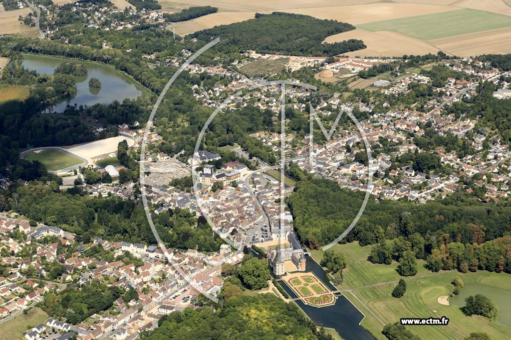 Photo arienne de Maintenon (Centre)