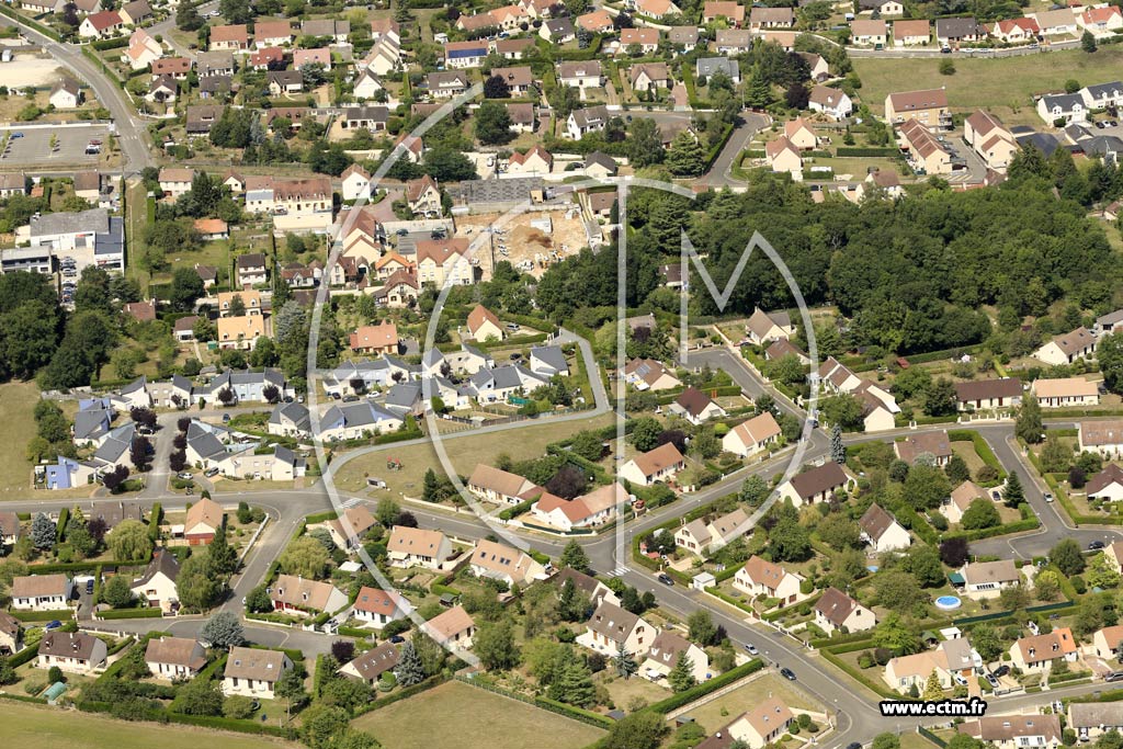 Photo arienne de Maintenon (la Garenne)