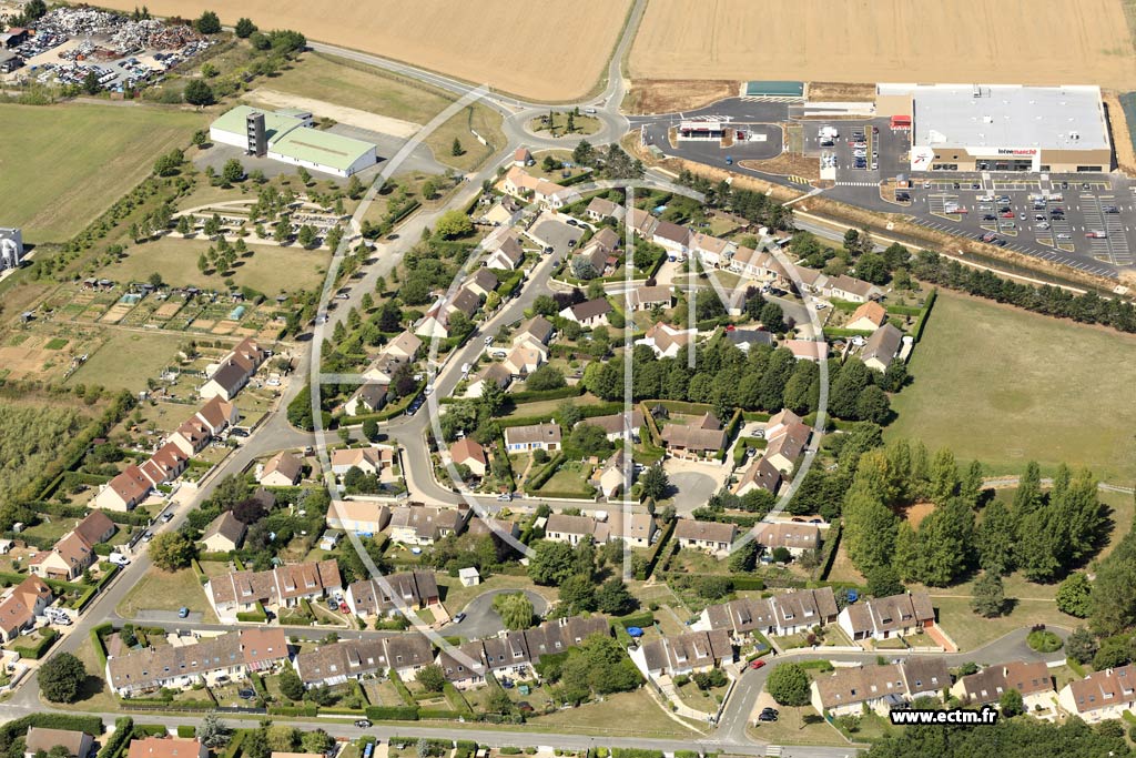 Photo arienne de Nogent-le-Roi (les Hauts de Nogent)