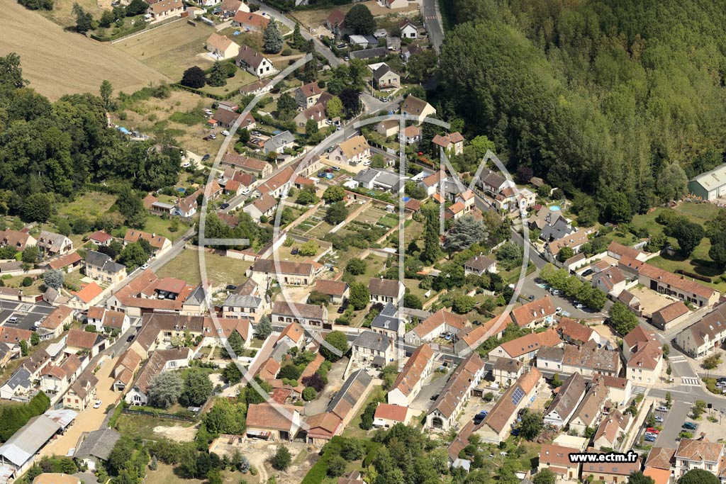 Photo arienne de Pierres