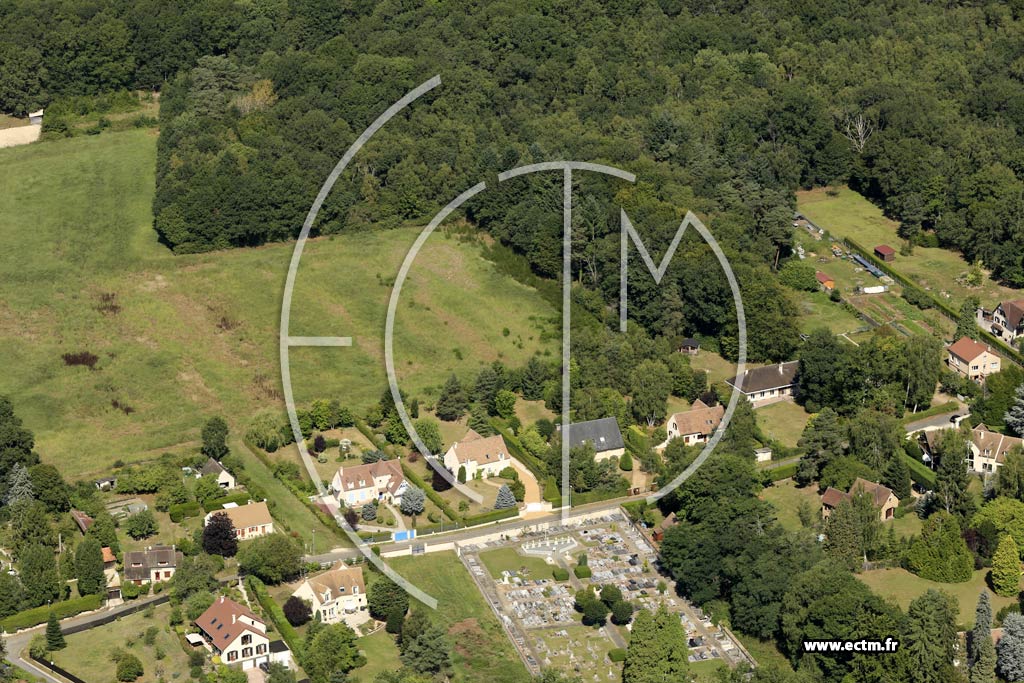 Photo arienne de Poigny-la-Fort