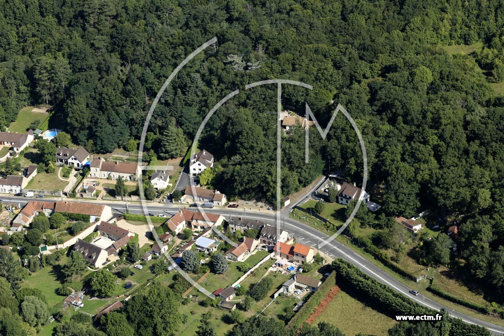 Photo arienne de Saint-Hilarion