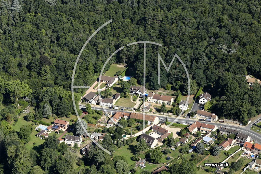 Photo arienne de Saint-Hilarion