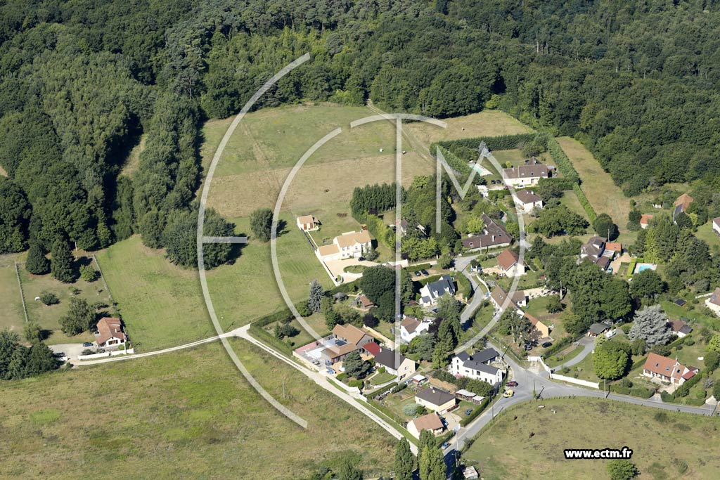 Photo arienne de Saint-Hilarion (le Flau)