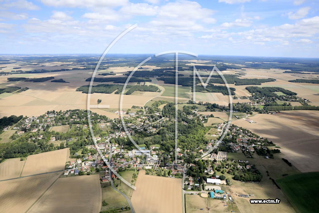Photo arienne de Saint-Martin-de-Nigelles