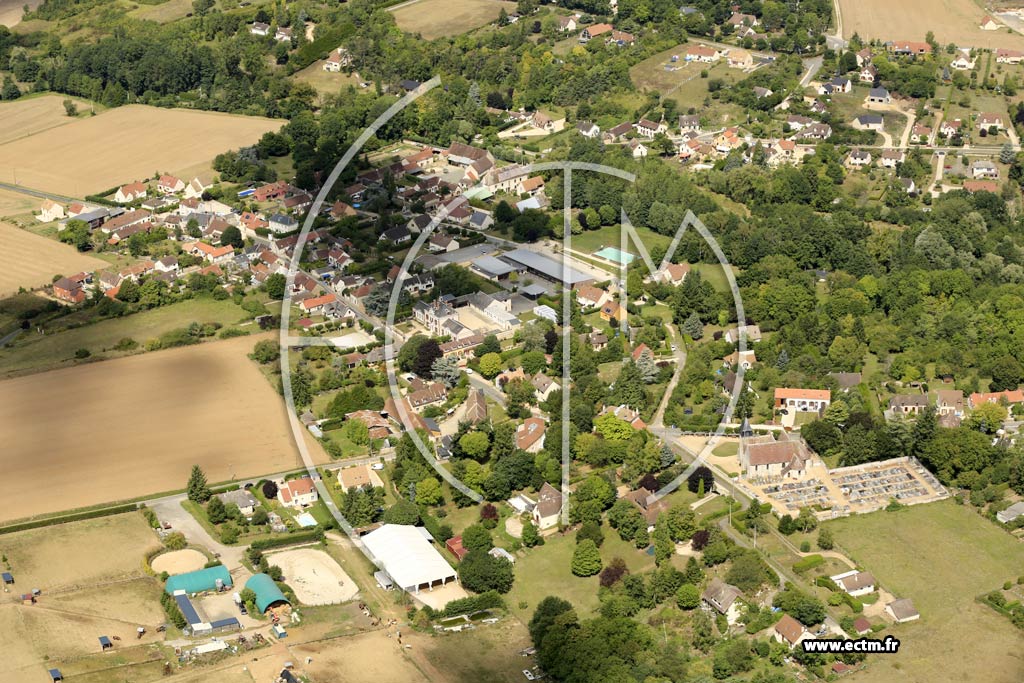 Photo arienne de Saint-Martin-de-Nigelles