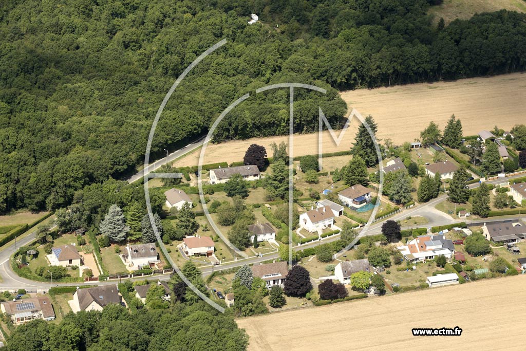 Photo arienne de Saint-Martin-de-Nigelles (le Clos des Champs)