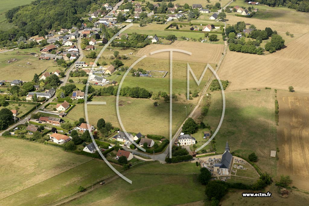 Photo arienne de Amfreville-les-Champs