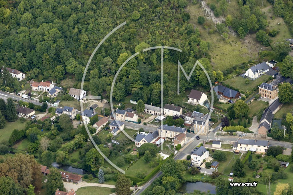 Photo arienne de Amfreville-sous-les-Monts (le Val Pitant)