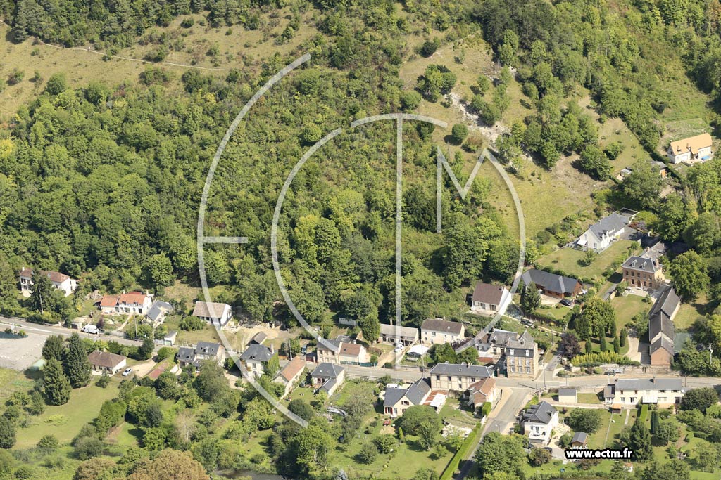 Photo arienne de Amfreville-sous-les-Monts (le Val Pitant)