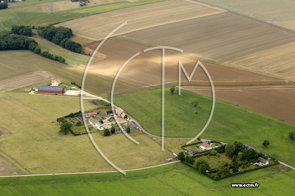 Photo arienne de Houville-en-Vexin