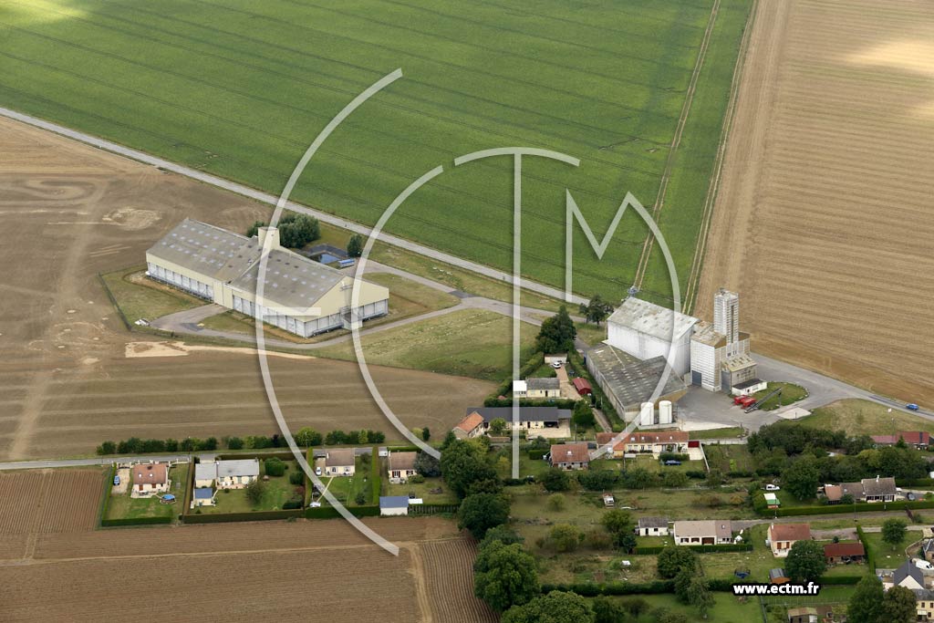 Photo arienne de Houville-en-Vexin