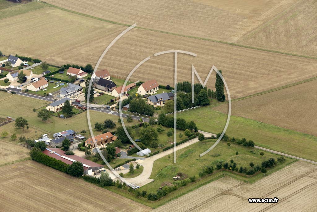 Photo arienne de Houville-en-Vexin