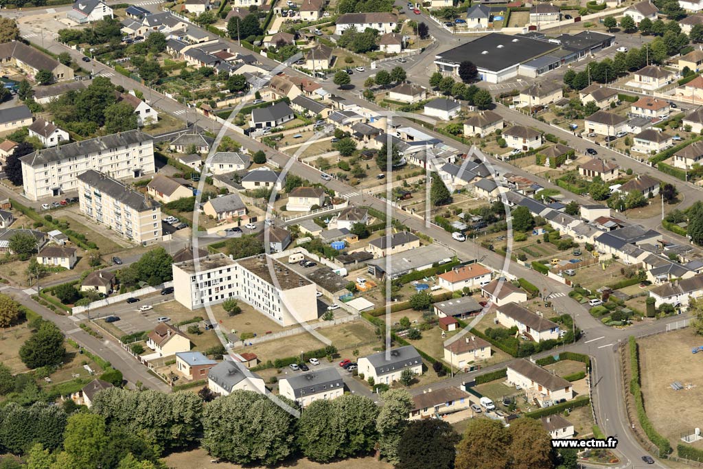 Photo arienne de Le Manoir