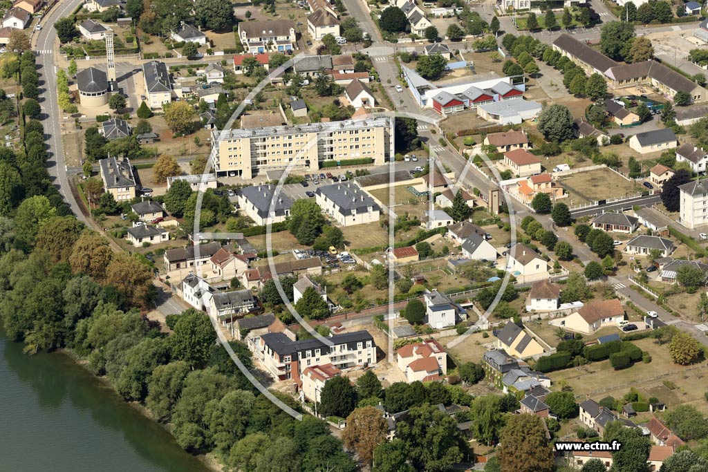 Photo arienne de Le Manoir