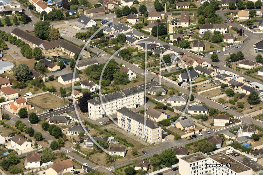 Photo arienne de Le Manoir