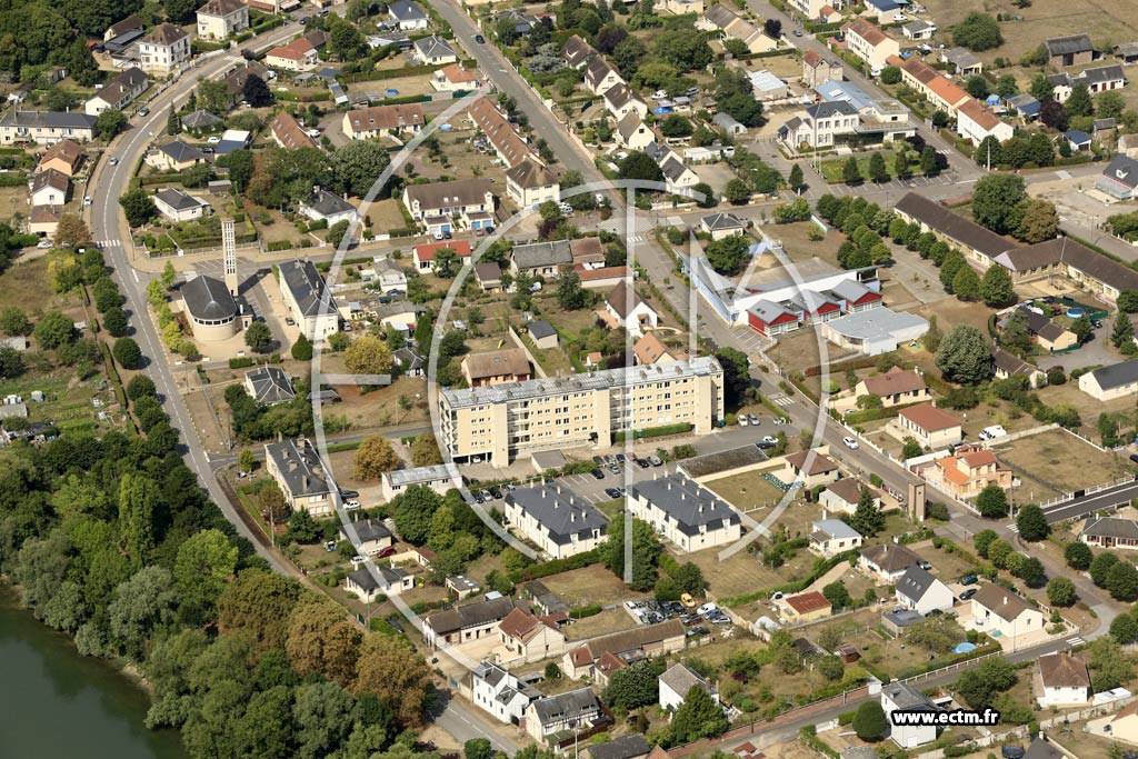 Photo arienne de Le Manoir
