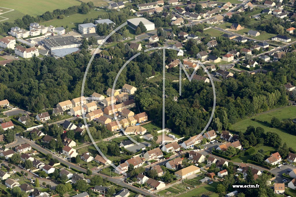 Photo arienne de Amilly (les Bourgoins)