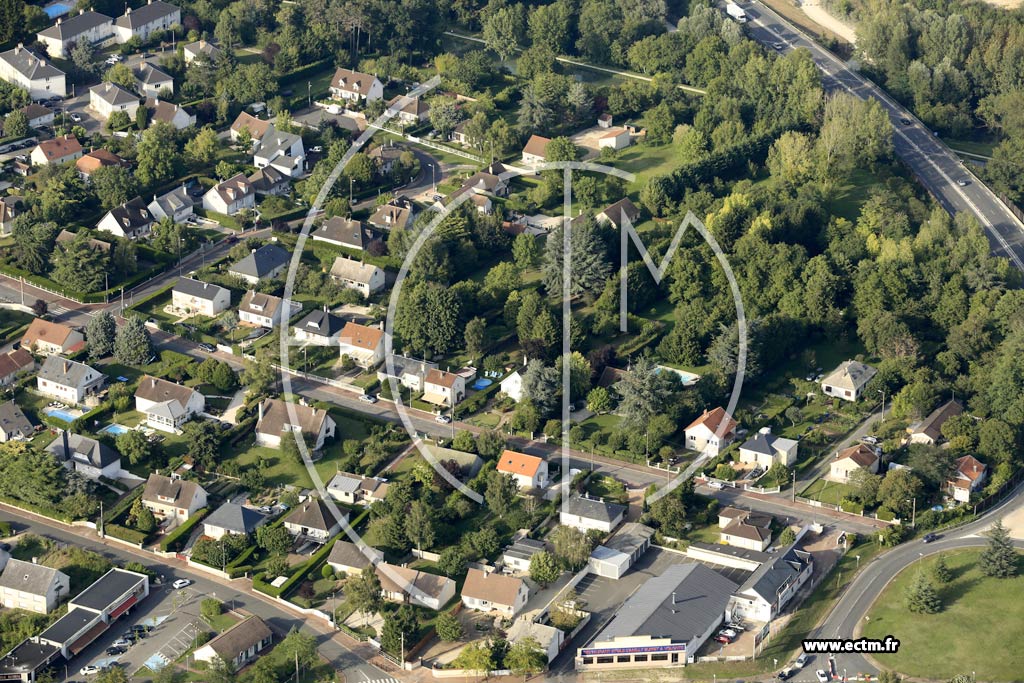 Photo arienne de Amilly (Quartier du Pont Gaillard)