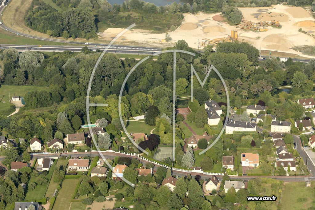 Photo arienne de Amilly (Quartier du Pont Gaillard)