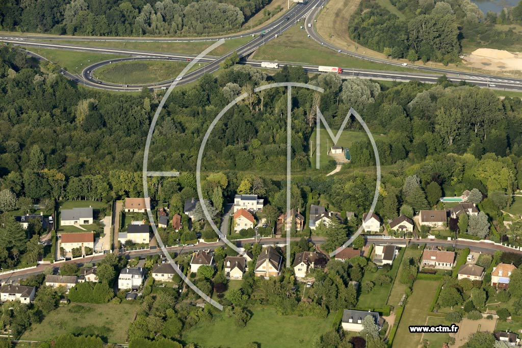 Photo arienne de Amilly (Quartier du Pont Gaillard)