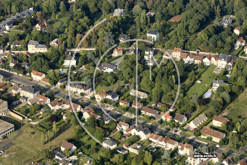 Photo arienne de Amilly (Quartier du Pont Gaillard)