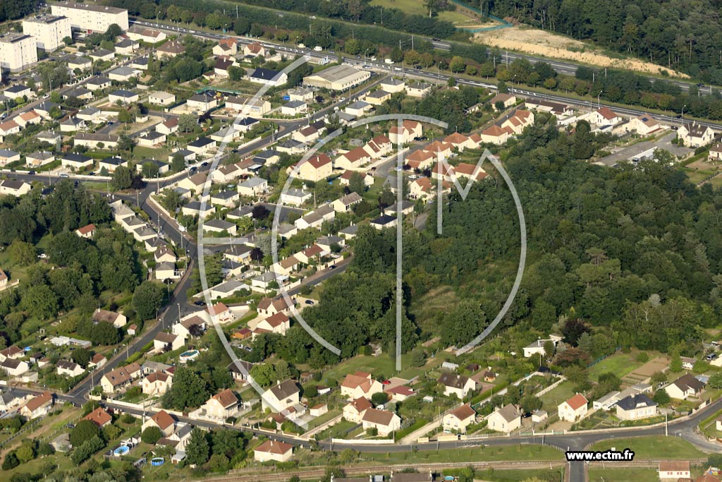Photo arienne de Chlette-sur-Loing (Nord)