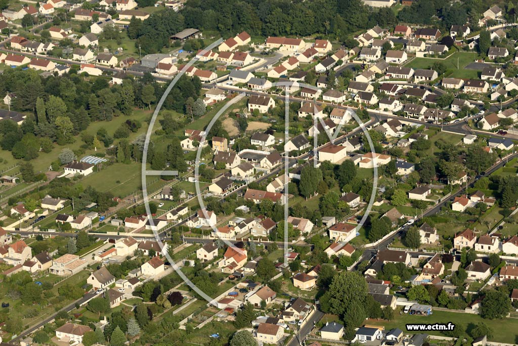 Photo arienne de Chlette-sur-Loing (Nord)