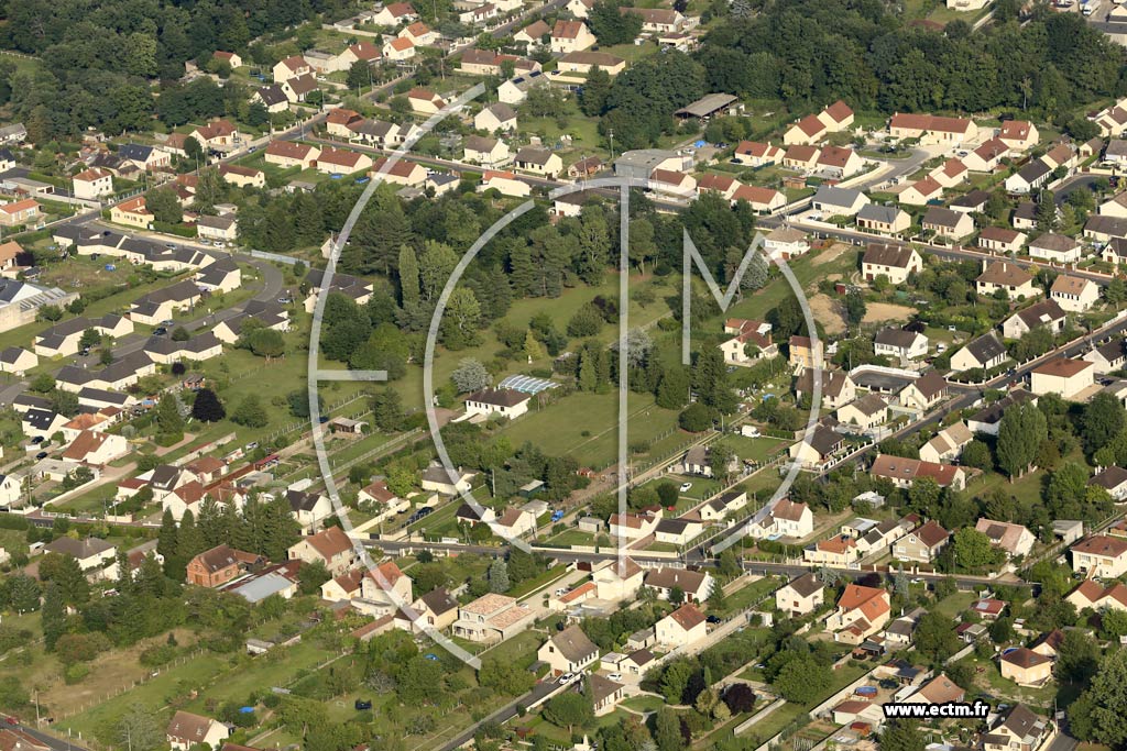 Photo arienne de Chlette-sur-Loing (Nord)