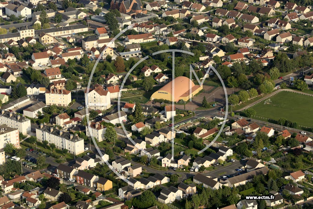 Photo arienne de Chlette-sur-Loing (Vesines)