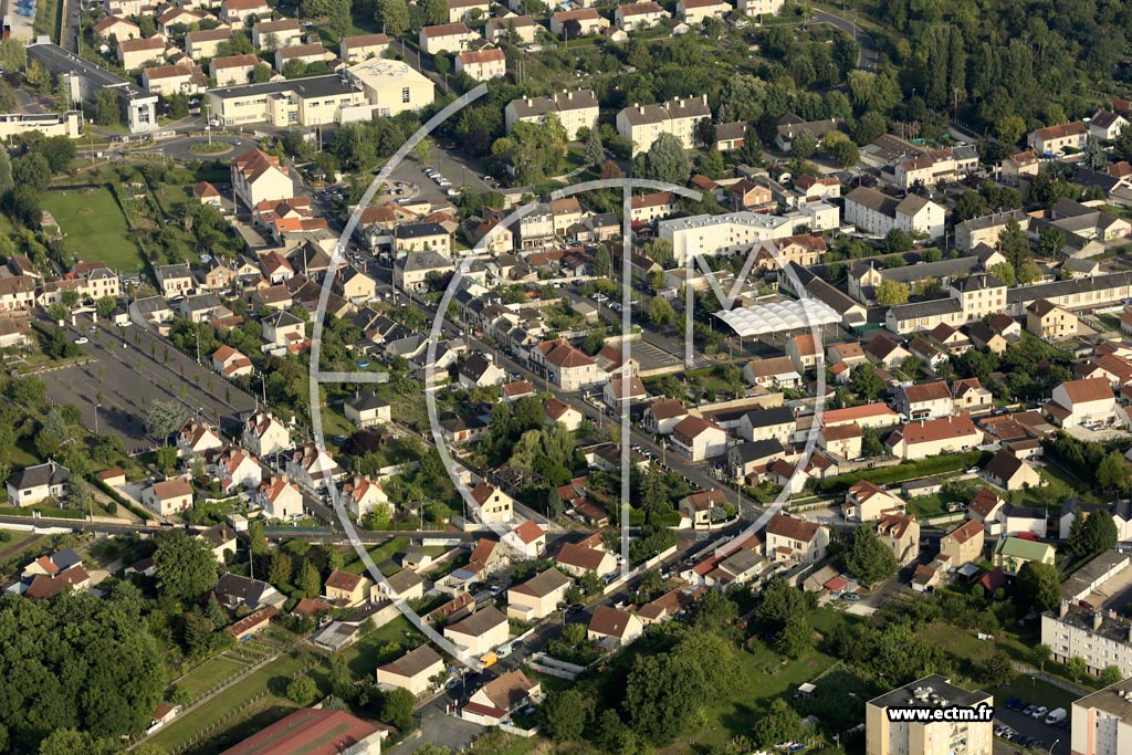 Photo arienne de Chlette-sur-Loing (Vesines)