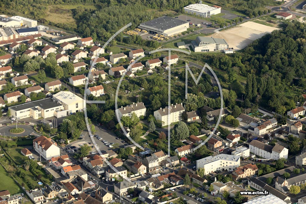 Photo arienne de Chlette-sur-Loing (Vesines)