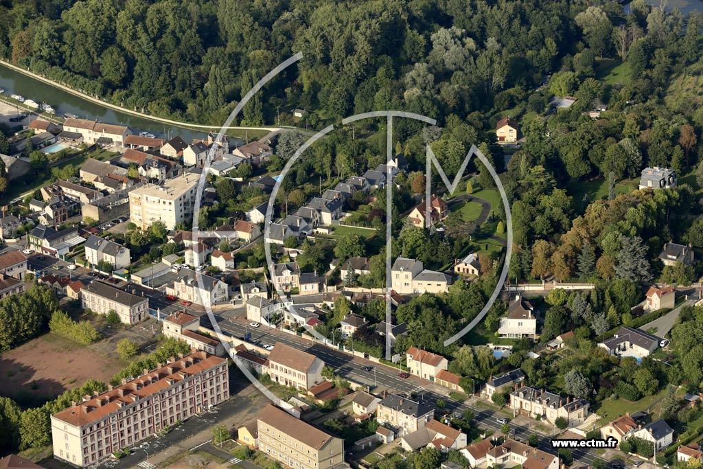 Photo arienne de Montargis (Centre)