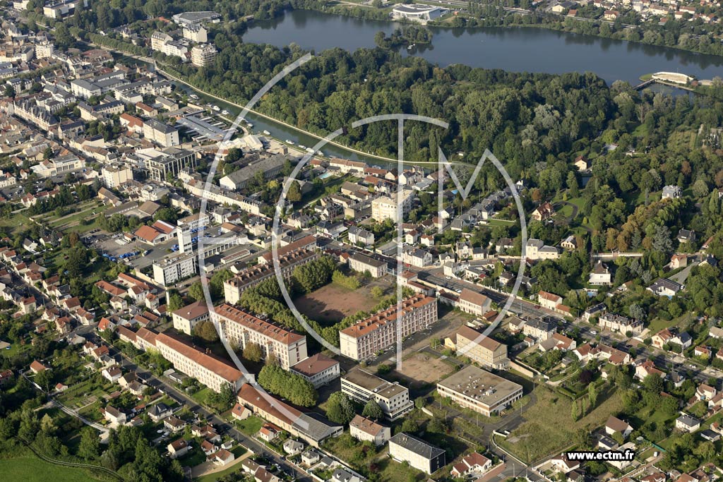 Photo arienne de Montargis (Centre)