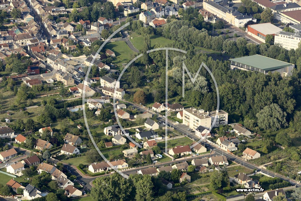 Photo arienne de Montargis (Ouest)