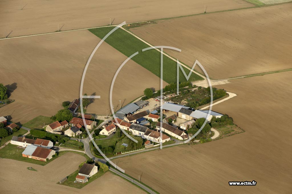 Photo arienne de Pannes (Bois Rond)