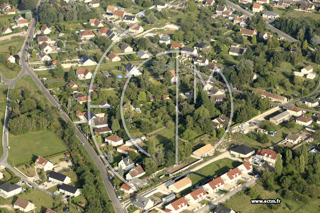 Photo arienne de Pannes (Sainte-Catherine)