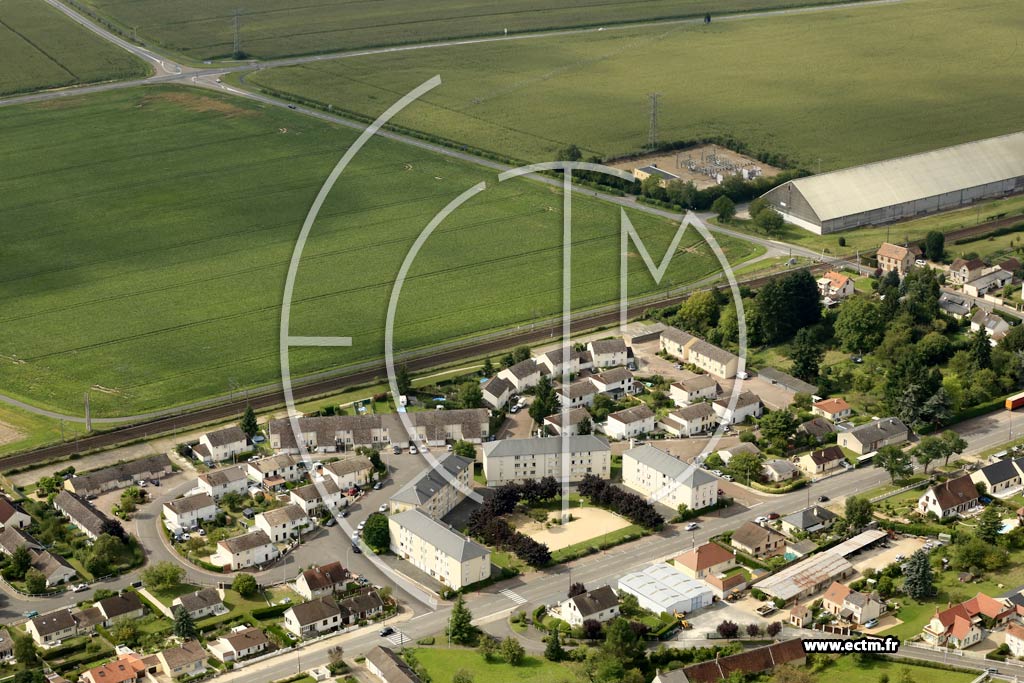 Photo arienne de Nogent-sur-Vernisson
