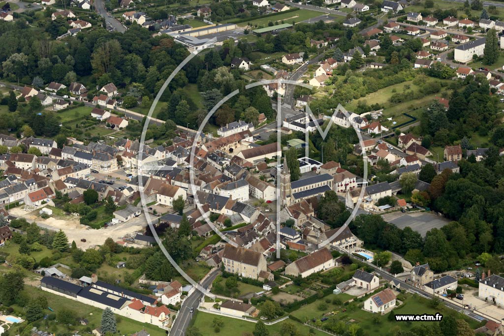 Photo arienne de Nogent-sur-Vernisson (Centre)