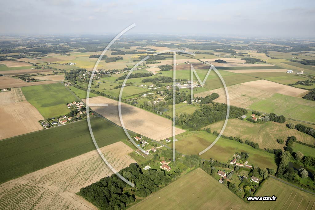Photo arienne de Noyers