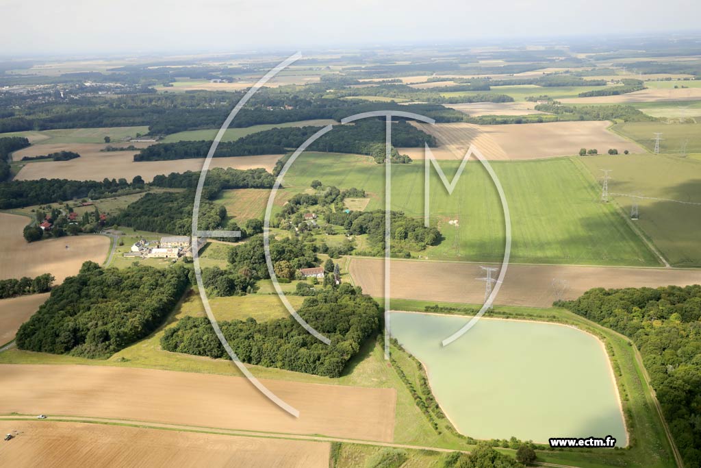 Photo arienne de Sainte-Genevive-des-Bois (les Billonnais)