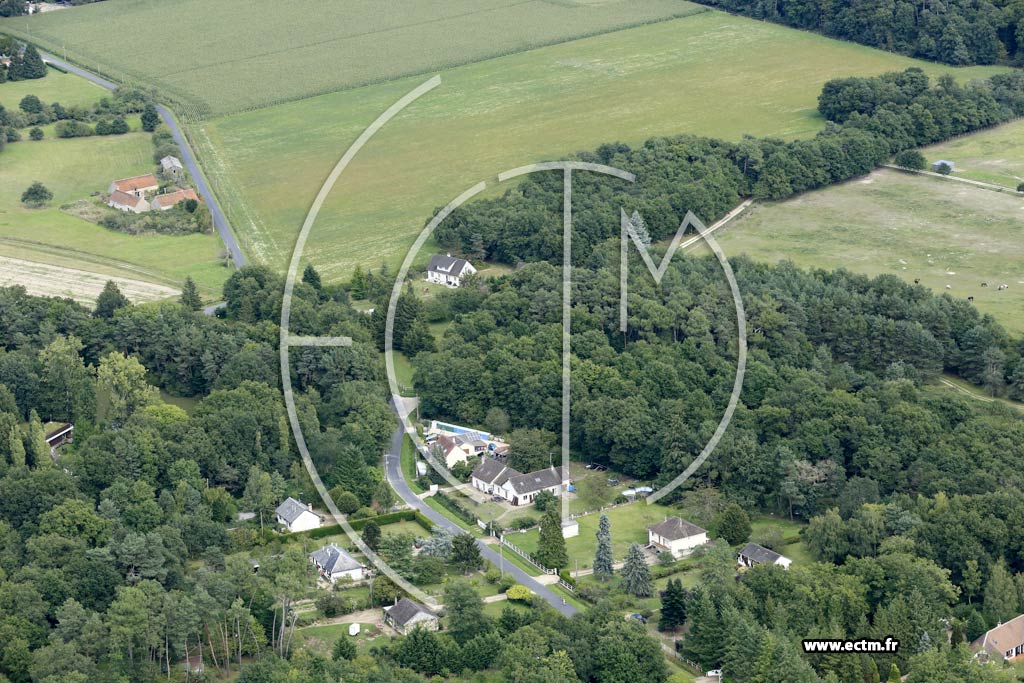 Photo arienne de Bouzy-la-Fort (Buisson Madelon - la Belle cuelle)