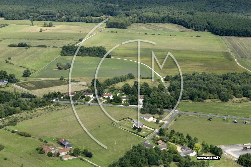 Photo arienne de Bray-en-Val (les Bardolires - Bel-Air)